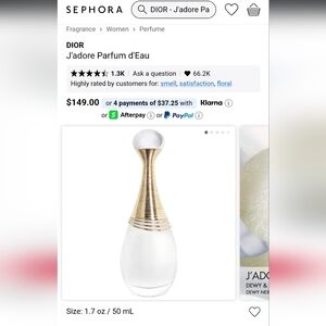 Christian Dior J'adore Eau de Parfum